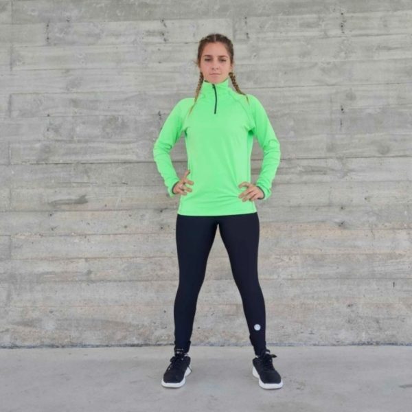 Buzo Medio Cierre Mujer