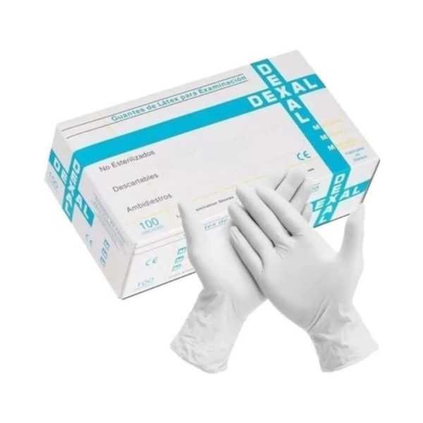 GUANTES LATEX DESCARTABLES